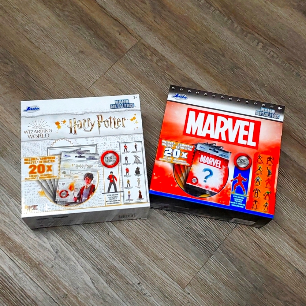 2 Box Nano Metalfigs Harry Potter And Marvel